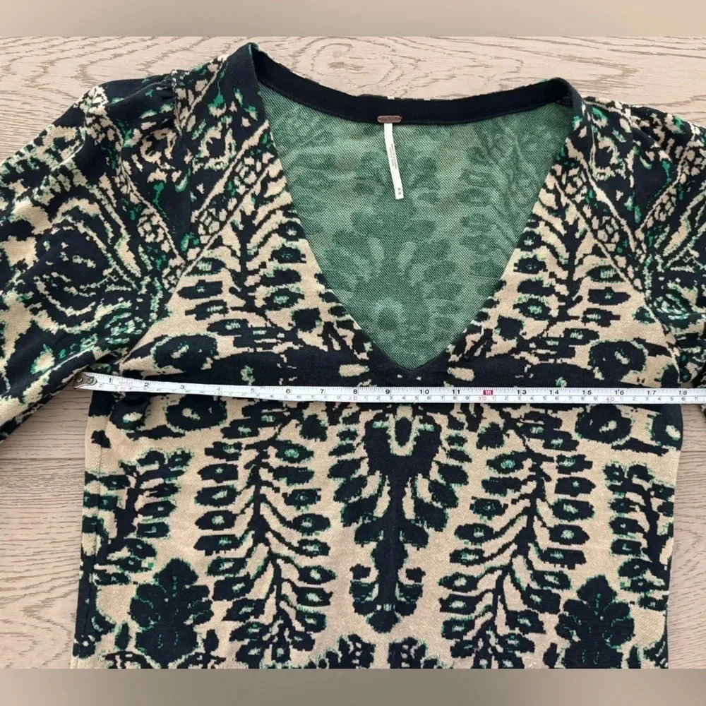 Free People Music and Lyrics Knit Sweater Mini Dress size medium